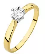 Inel Bonore - Aur 585 - Diamant 0,08 ct