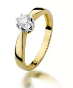 Inel Bonore - Aur 585 - Diamant 0,3 ct