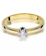 Inel Bonore - Aur 585 - Diamant 0,1 ct