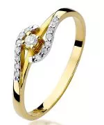 Inel Bonore - Aur 585 - Diamant 0,04 ct