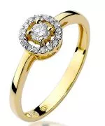 Inel Bonore - Aur 585 - Diamant 0,12 ct