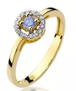 Inel Bonore - Aur 585 - Tanzanit 0,15 ct