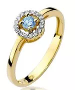 Inel Bonore - Aur 585 - Topaz 0,15 ct