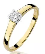 Inel Bonore - Aur 585 - Diamant 0,2 ct