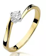 Inel Bonore - Aur 585 - Diamant 0,2 ct