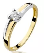 Inel Bonore - Aur 585 - Diamant 0,12 ct