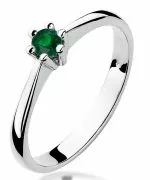 Inel Bonore - Aur Alb 585 - Safir 0,3 ct