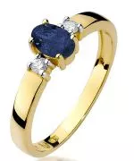 Inel Bonore - Aur 585 - Safir 0,7 ct