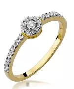 Inel Bonore - Aur 585 - Diamant 0,05 ct