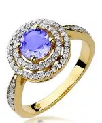 Inel Bonore - Aur 585 - Tanzanit 0,7 ct