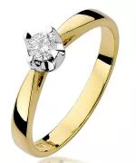 Inel Bonore - Aur 585 - Diamant 0,2 ct
