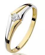 Inel Bonore - Aur 585 - Diamant 0,08 ct