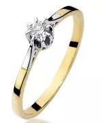 Inel Bonore - Aur 585 - Diamant 0,08 ct