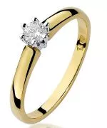 Inel Bonore - Aur 585 - Diamant 0,2 ct
