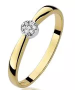 Inel Bonore - Aur 585 - Diamant 0,04 ct