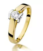 Inel Bonore - Aur 585 - Diamant 0,3 ct