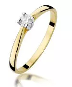 Inel Bonore - Aur 585 - Diamant 0,15 ct