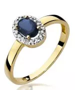 Inel Bonore - Aur 585 - Safir 0,7 ct