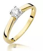 Inel Bonore - Aur 585 - Diamant 0,25 ct