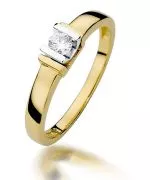 Inel Bonore - Aur 585 - Diamant 0,1 ct