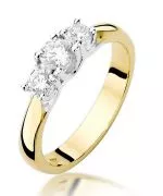 Inel Bonore - Aur 585 - Diamant 0,25 ct