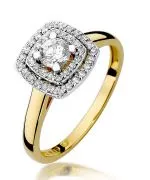 Inel Bonore - Aur 585 - Diamant 0,3 ct