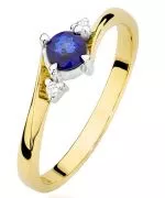 Inel Bonore - Aur 585 - Safir 0,3 ct