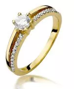 Inel Bonore - Aur 585 - Diamant 0,3 ct