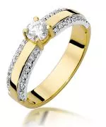 Inel Bonore - Aur 585 - Diamant 0,25 ct