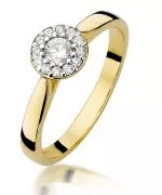 Inel Bonore - Aur 585 - Diamant 0,12 ct