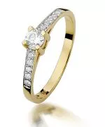 Inel Bonore - Aur 585 - Diamant 0,3 ct