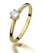 Inel Bonore - Aur 585 - Diamant 0,15 ct
