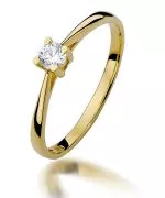 Inel Bonore - Aur 585 - Diamant 0,15 ct