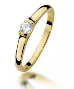 Inel Bonore - Aur 585 - Diamant 0,15 ct