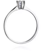 Inel Bonore - Aur Alb 585 - Diamant 0,23 ct