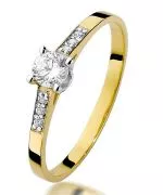 Inel Bonore - Aur 585 - Diamant 0,15 ct