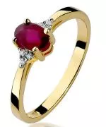 Inel Bonore - Aur 585 - Rubin 0,6 ct