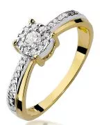 Inel Bonore - Aur 585 - Diamant 0,08 ct