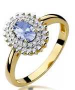 Inel Bonore - Aur 585 - Tanzanit 0,4 ct
