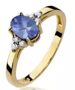 Inel Bonore - Aur 585 - Tanzanit 0,7 ct