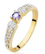 Inel Bonore - Aur 585 - Tanzanit 0,1 ct