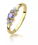 Inel Bonore - Aur 585 - Tanzanit 0,15 ct