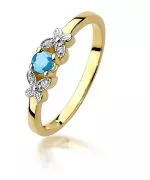 Inel Bonore - Aur 585 - Topaz 0,15 ct