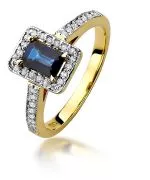 Inel Bonore - Aur 585 - Safir 0,6 ct