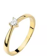 Inel Bonore - Aur 585 - Diamant 0,1 ct