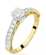 Inel Bonore - Aur 585 - Diamant 0,3 ct