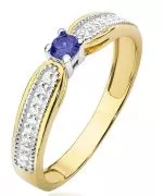 Inel Bonore - Aur 585 - Tanzanit 0,15 ct