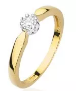 Inel Bonore - Aur 585 - Diamant 0,15 ct
