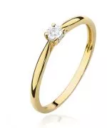 Inel Bonore - Aur 585 - Diamant 0,01 ct