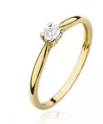 Inel Bonore - Aur 585 - Diamant 0,03 ct